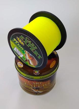 Леска carp expert yellow 1000 м 0.40 мм волосінь коропова фідерна для риболовлі