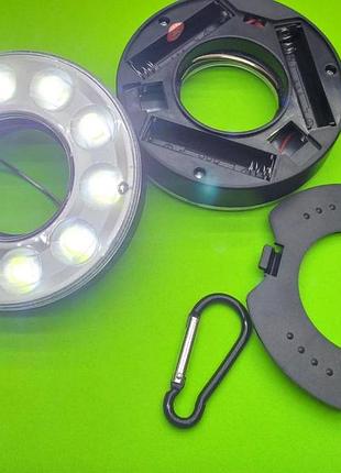 Туристичний ліхтар bl-981-10smd з карабіном, 3xaaa, петлею для підвісу