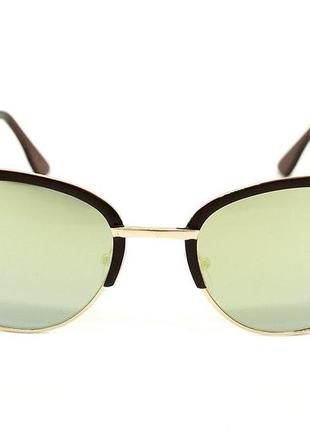 Сонцезахисні окуляри для жінок aedoll синій (6006 brown-green (ширина з оправою 13 см, висота з оправою 5 см,