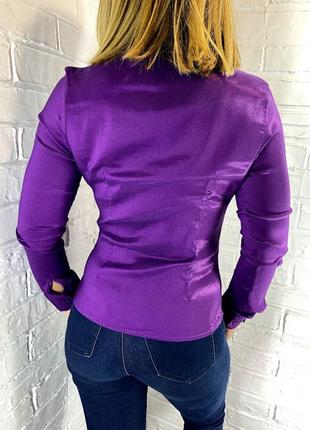 Рубашка женская 7216-4 фиолетовая s2 фото