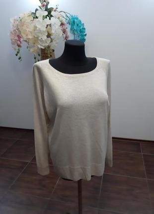 Базовий светр, кофта з золотистим відливом zara5 фото