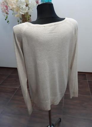 Базовий светр, кофта з золотистим відливом zara7 фото