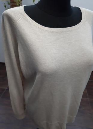 Базовий светр, кофта з золотистим відливом zara8 фото