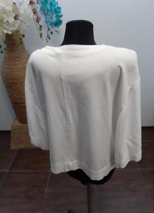 Блуза рубашка с жемчугом zara8 фото