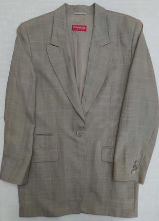 Пиджак, strenesse,  классический, woolmark
