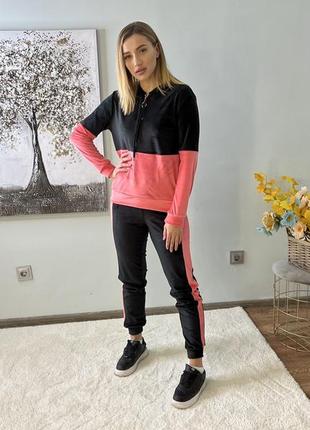 Спортивный костюм прогулочный велюр