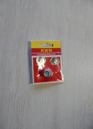 Швейний набір наперсток і 2 нитевдивателя kwm німеччина1 фото