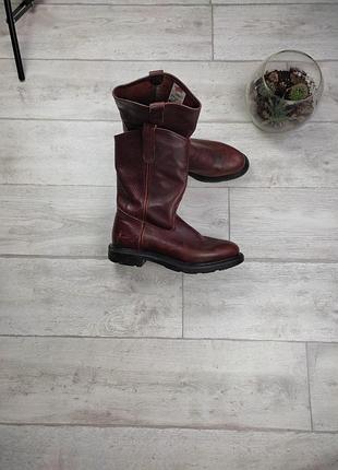 Кожаные винтажные ботинки red wings