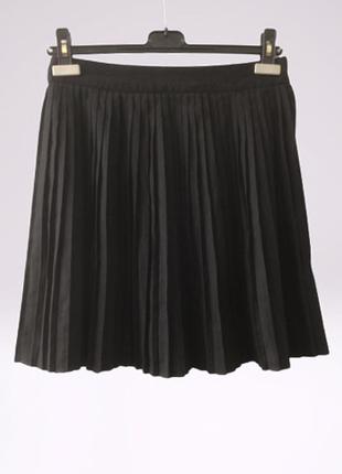 Короткая (47см) плиссированная юбка бренда h&m3 фото