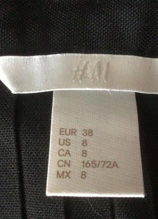 Короткая (47см) плиссированная юбка бренда h&m5 фото