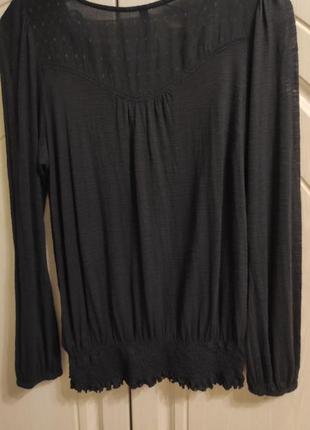 Жіноча трикотажна блуза кофта лонгслив з довгим рукавом, р. 44-464 фото