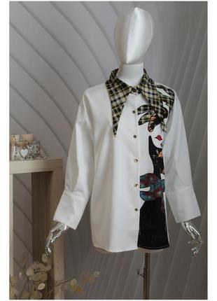 Сорочка з комірцем