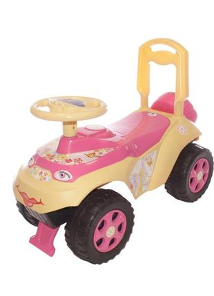 Детская "машинка" толокар 0141/07 для девочек тм doloni toys / royaltoys