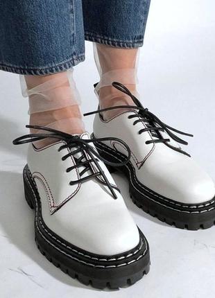 Фатиновые носочки белые базовые