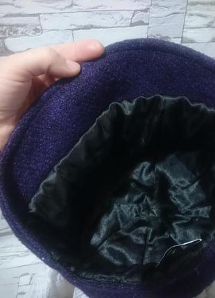Мягкая кепка rocha john rocha темно-фиолетовая5 фото