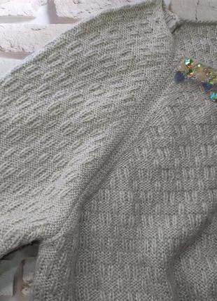 F&f ошатний, красивий вязаний светр з камінням і паєтками декор10 фото