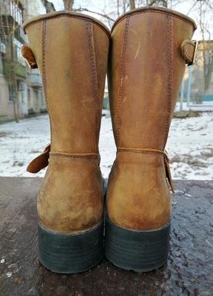 Женские коричневые вестерн ковбойские сапоги ботинки johnny bulls6 фото