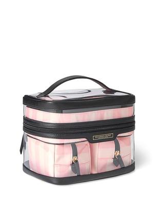Косметичка 4в1 iconic stripe від victoria's secret з сша