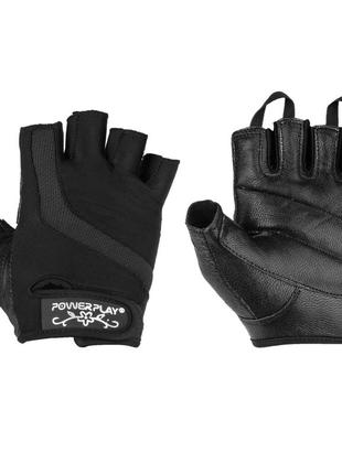Перчатки для фитнеса и тяжелой атлетики powerplay 2311 женские черные m6 фото