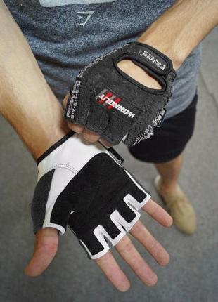 Перчатки для фитнеса и тяжелой атлетики power system workout ps-2200 black l10 фото
