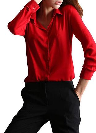 Шифонова блуза у розмірі м