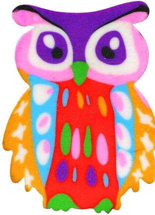 Ластик совенок размер 3 см