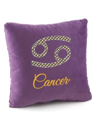 Подушка гороскоп рак декоративна подарункова в різних кольорах