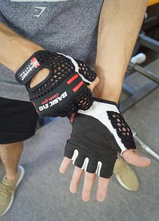 Перчатки для фитнеса и тяжелой атлетики power system basic evo ps-2100 black red line xl10 фото