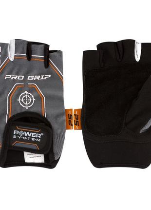 Перчатки для фитнеса и тяжелой атлетики power system pro grip evo ps-2250e grey s