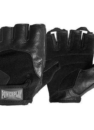 Перчатки для фитнеса и тяжелой атлетики powerplay 2154 черные l1 фото