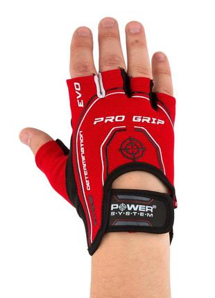 Перчатки для фитнеса и тяжелой атлетики power system pro grip evo ps-2250e red xs2 фото