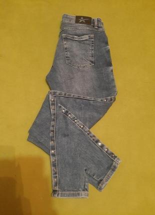 Синие джинсы скинни denim 1982  takko-fashion1 фото