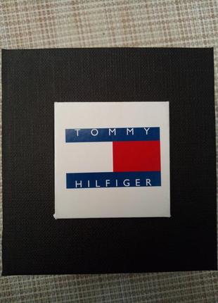 Подарочная упаковка - коробка для часов tommy hilfiger (томми хилфигер), черный с белым ( код: ibw108-12 )