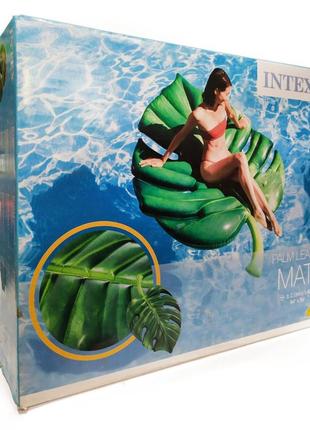 Матрас надувной "palm leaf " intex 58782