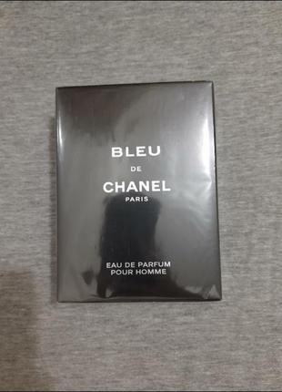 Чоловіча парфумована вода chanel bleu de chanel eau de parfum 100мл оригінал парфуми парфуми шанелю блю спорт