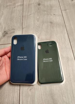 Чохол apple silicone case for iphone xr