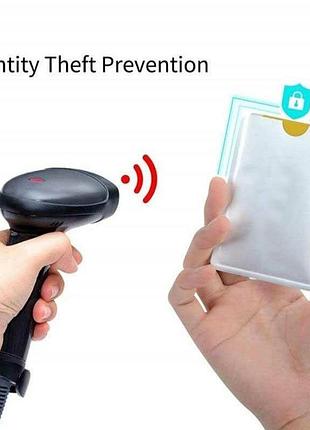 Защитный чехол для банковской карты с блокировкой от rfid считывания