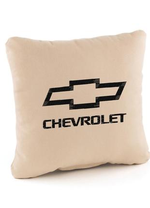 Декоративные подушки с логотипом chevrolet