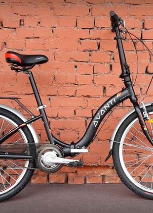 Велосипед складной avanti fold 24" черный (2021)