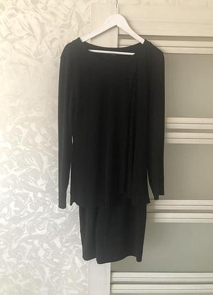 Женское чёрное платье  италия
