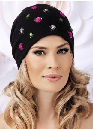 Шапка- бандана из натуральной шерсти, willi, польша