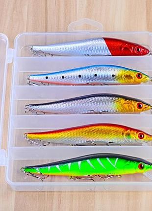 Набор воблеров  fishing vision 140  5шт+коробка
