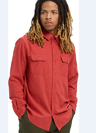 Теплая фланелевая рубашка burton на мальчика 14-16 лет