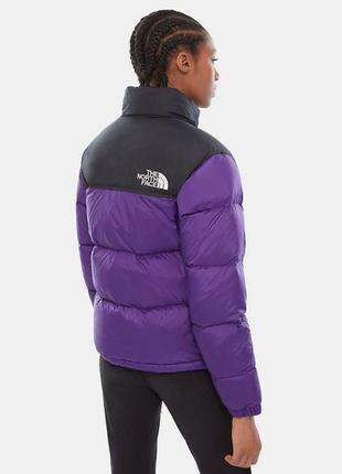 Куртка пуховик the north face women's 1996 nuptse jacket purpure7 фото