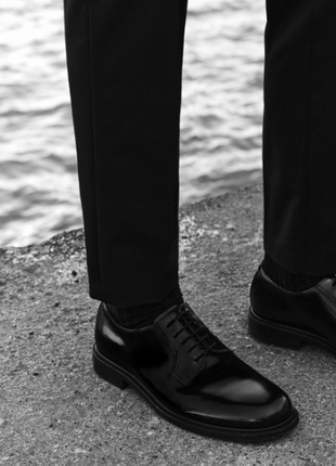 Шикарные кожаные туфли zara премиум7 фото