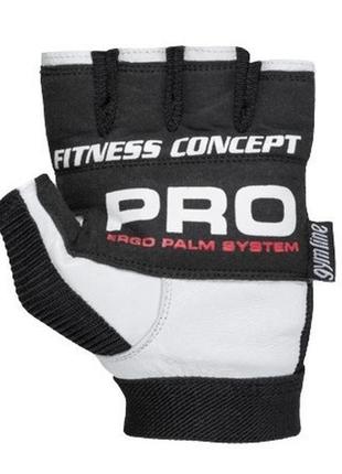 Рукавички для фітнесу і важкої атлетики power system fitness ps-2300 black/white xs5 фото