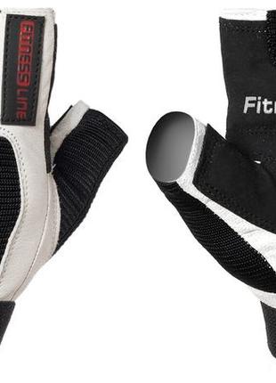 Перчатки для фитнеса и тяжелой атлетики power system fitness ps-2300 black/white xs