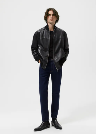 Кожаная куртка zara2 фото