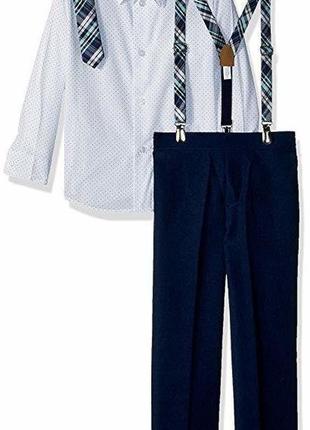 Элегантный костюм 4ка брюки рубашка галстук подтяжки van heusen на мальчика 6 лет