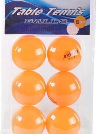Набор теннисных мячей e33347 6 шт 40 мм (оранжевый)